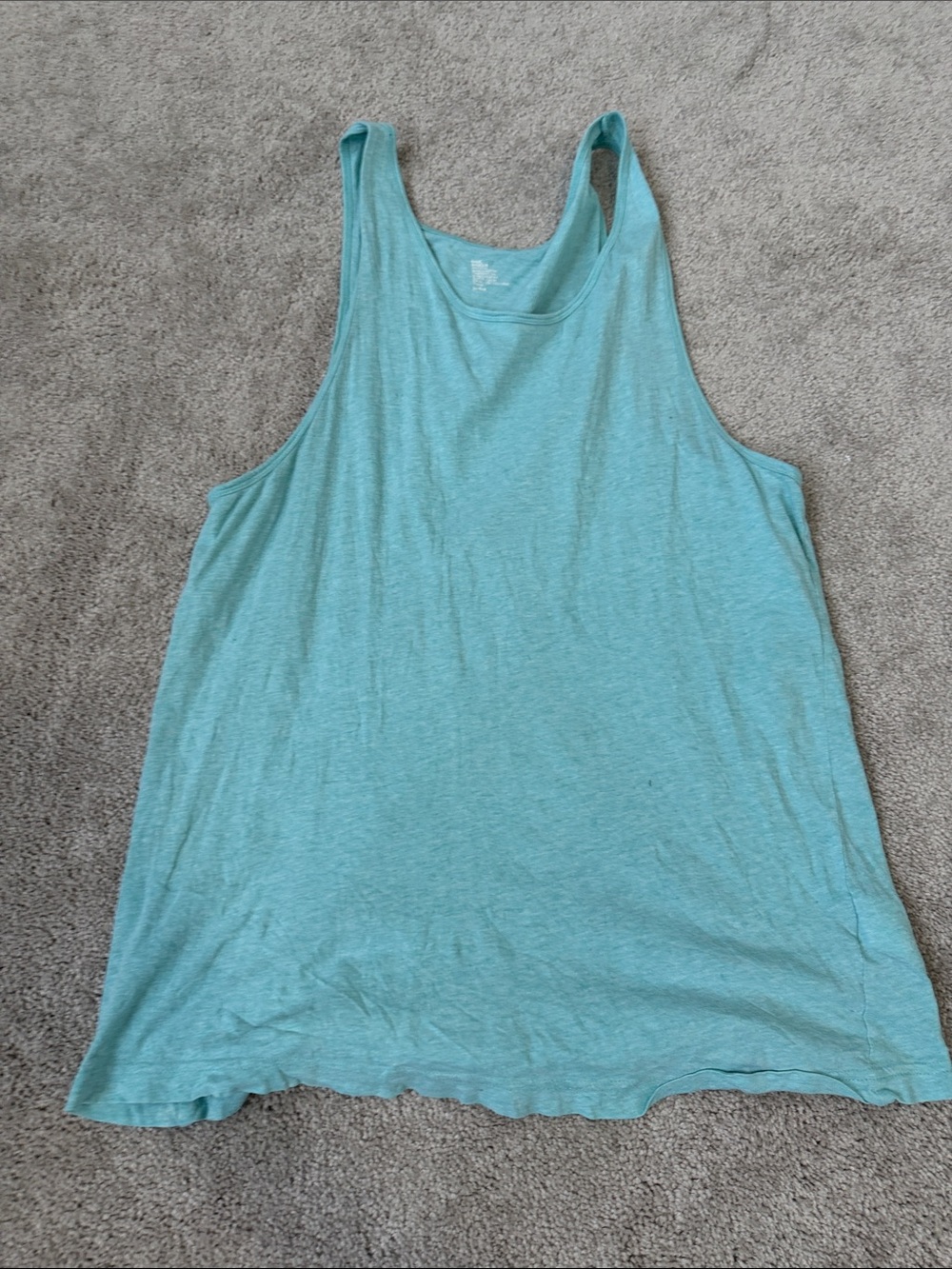 H&M Light Teal Men's Racerback Tank Top